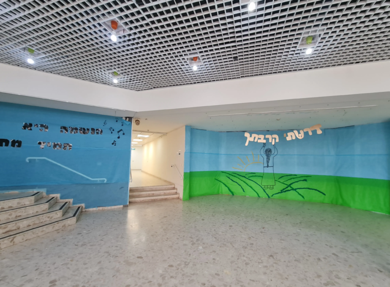 מצב קיים - מבואה אולפנת כפר פינס